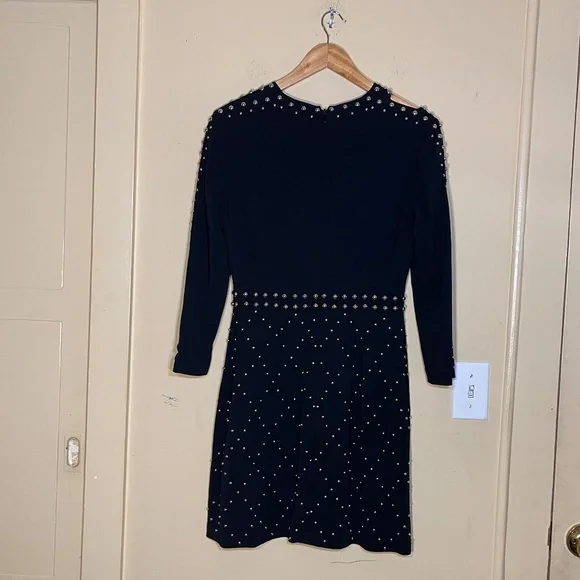A.L.C Black Dress with metal button Details - Picture 4 of 15